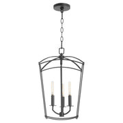 Quorum Mantle 6812-3-59 Entry - Matte Black