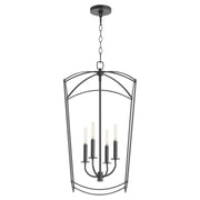 Quorum Mantle 6812-4-59 Entry - Matte Black