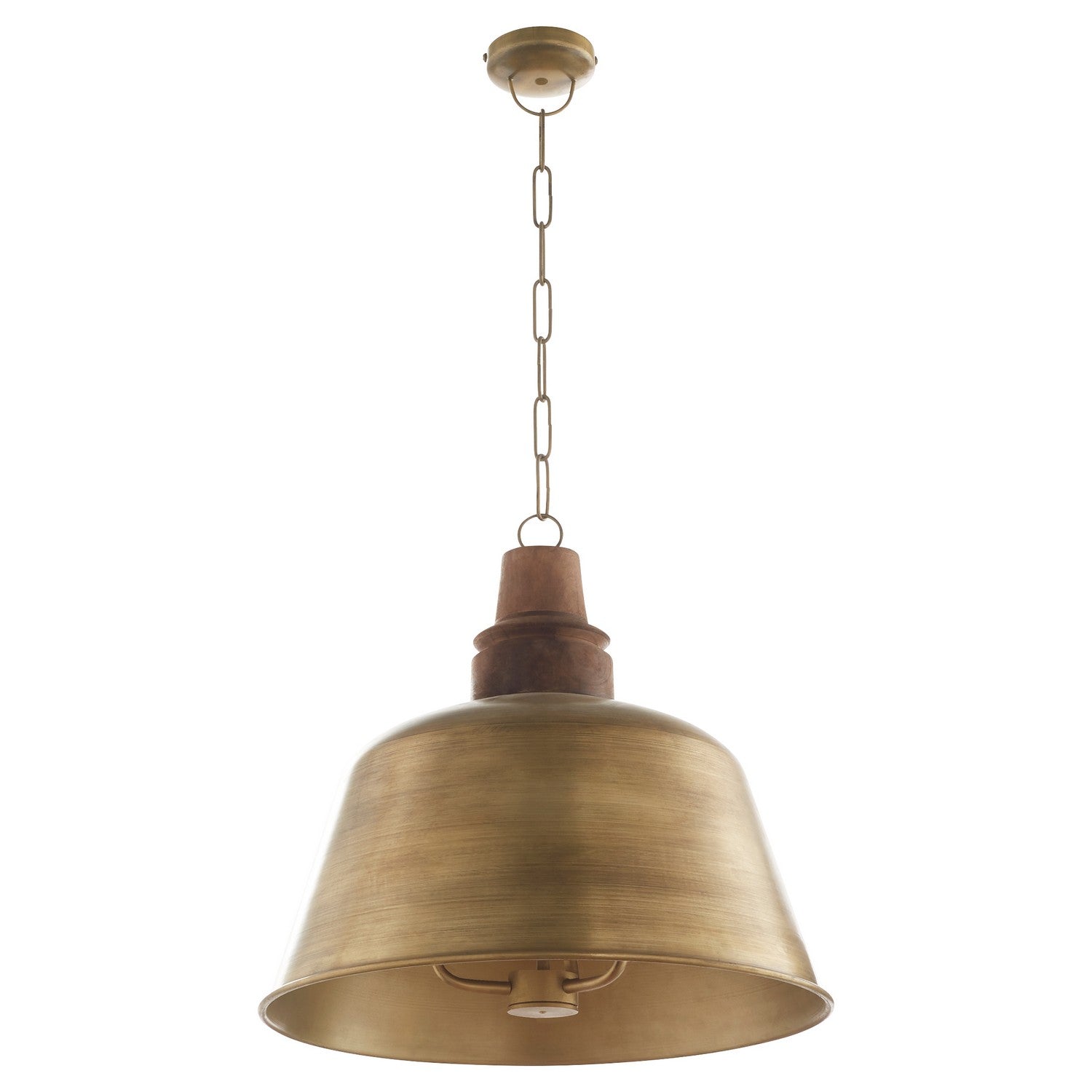 Quorum 84-3-75 Pendant - Artisan Brass