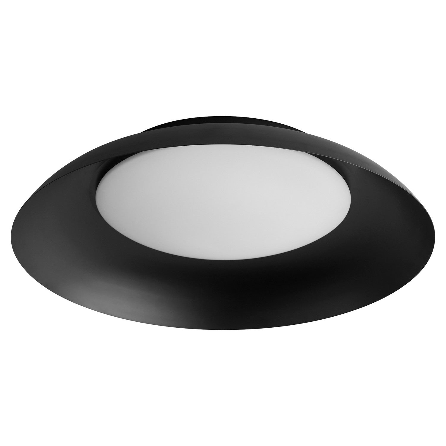 Oxygen Bongo 3-679-15 Flush Ceiling Light Fixture - Black