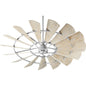 Quorum Windmill 197215-9 Patio Fan - Galvanized