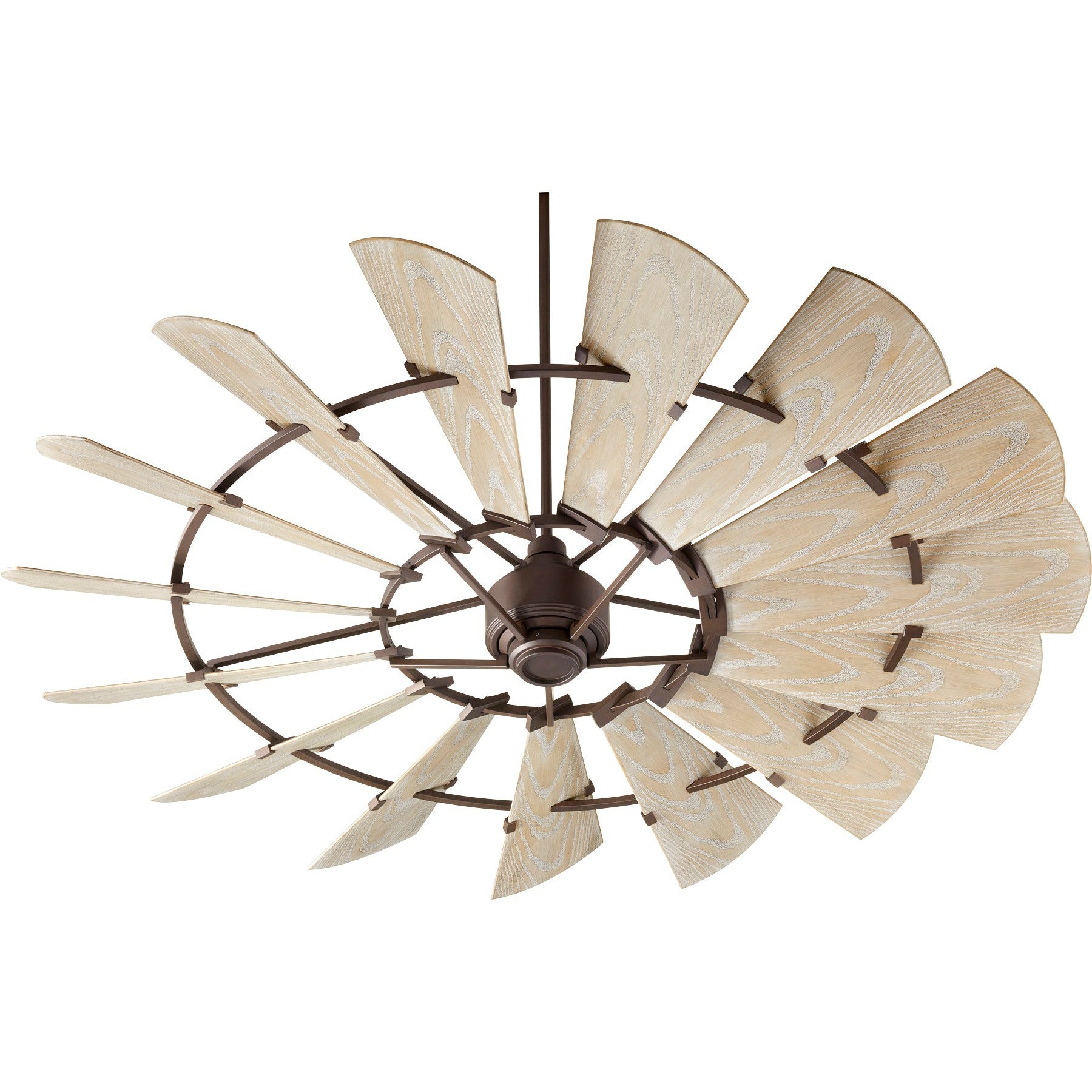 Quorum Windmill 197215-86 Patio Fan - Oiled Bronze