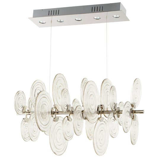 Cyan Design 09684 Discus Pendant 5-Light - Polished Nickel