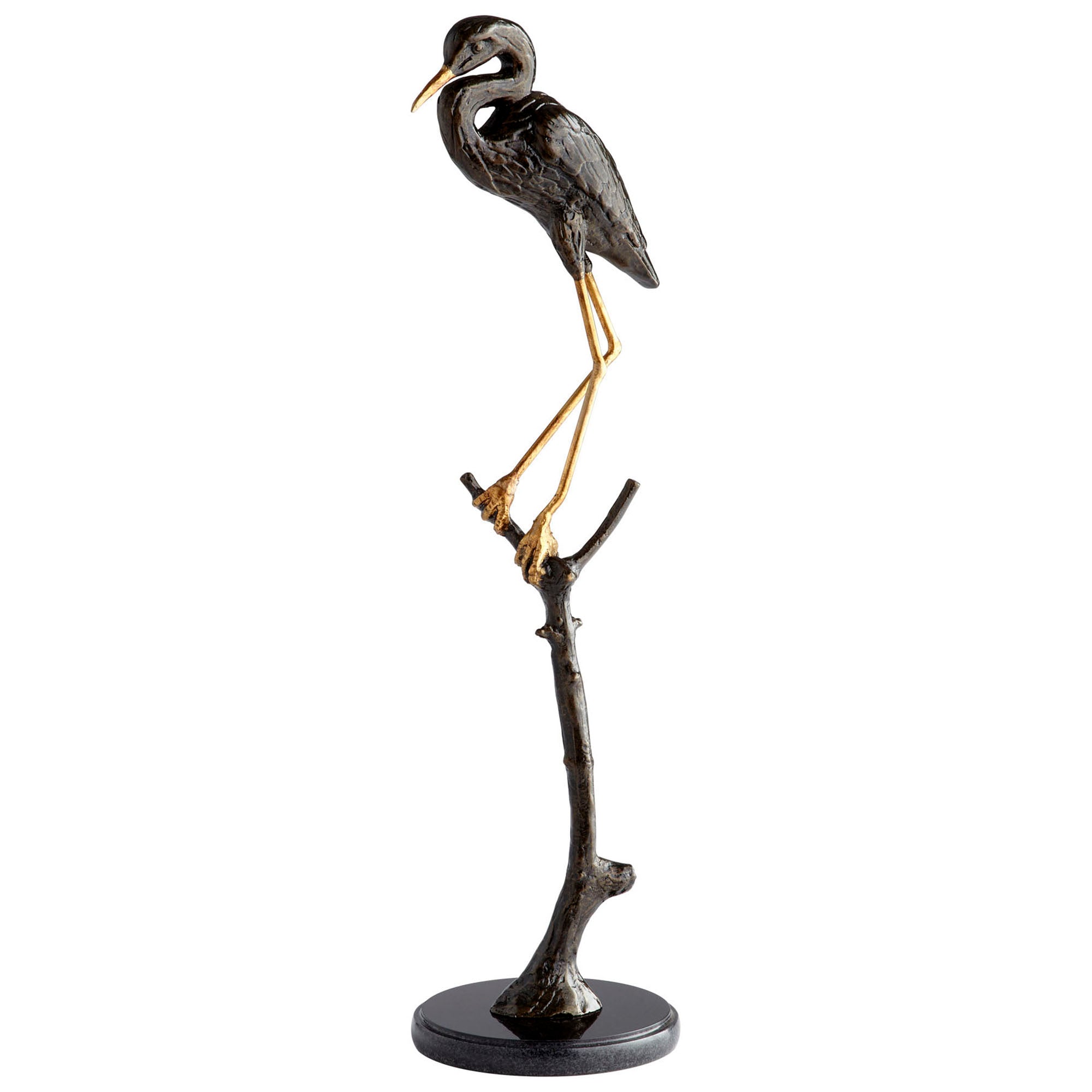 Cyan Design 08835 Midnight Avian Sculpture - Old World And Gold