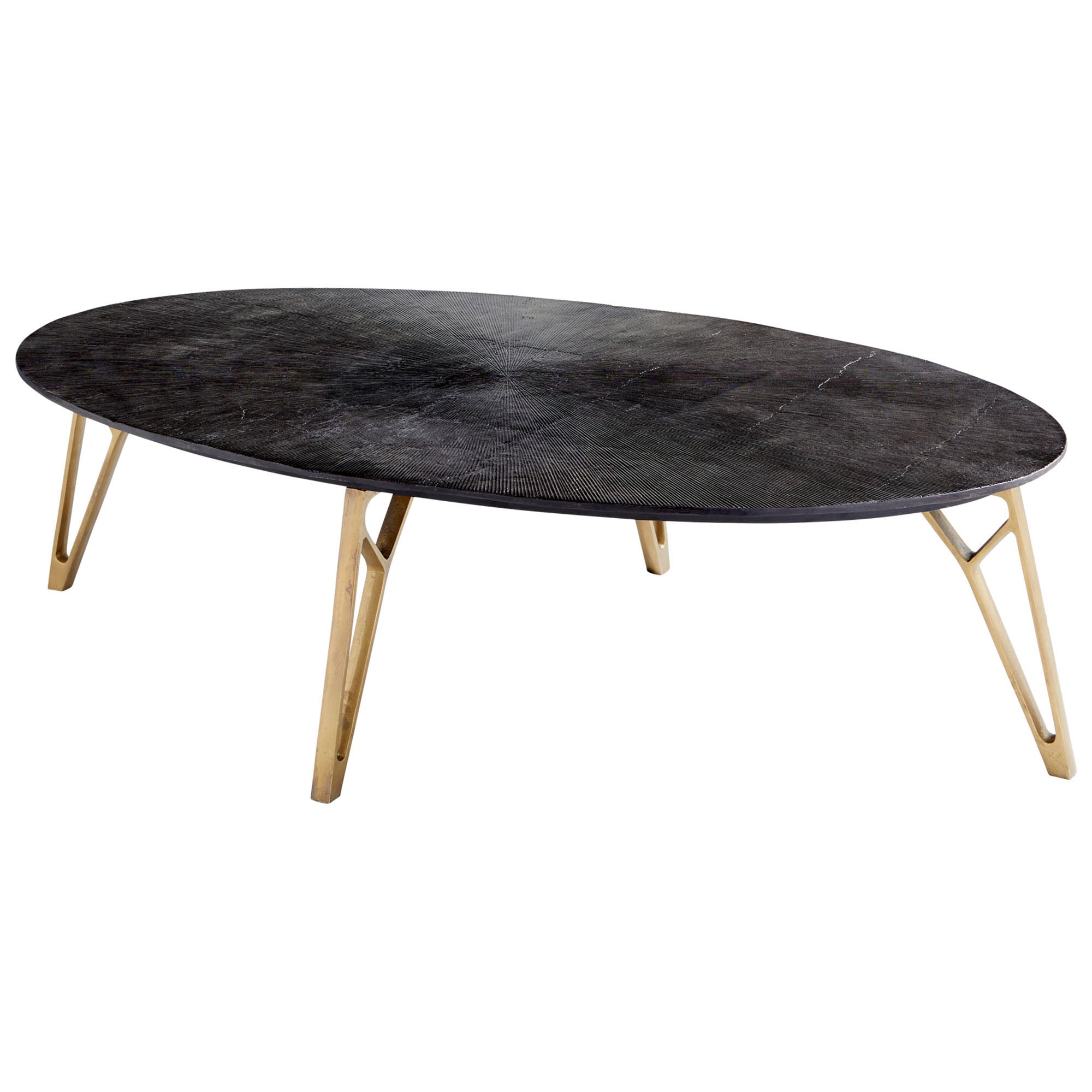 Cyan Design 09711 Quartette Coffee Table - Bronze And Brass