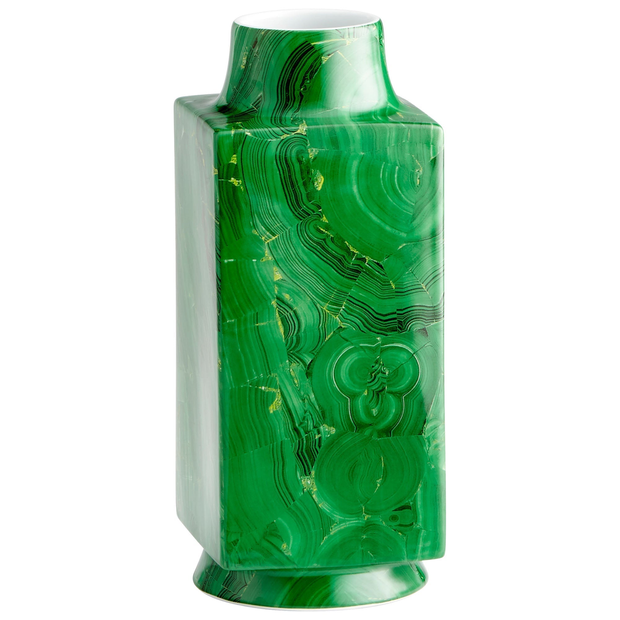 Cyan Design 09870 Jaded Vase - Malachite - Small