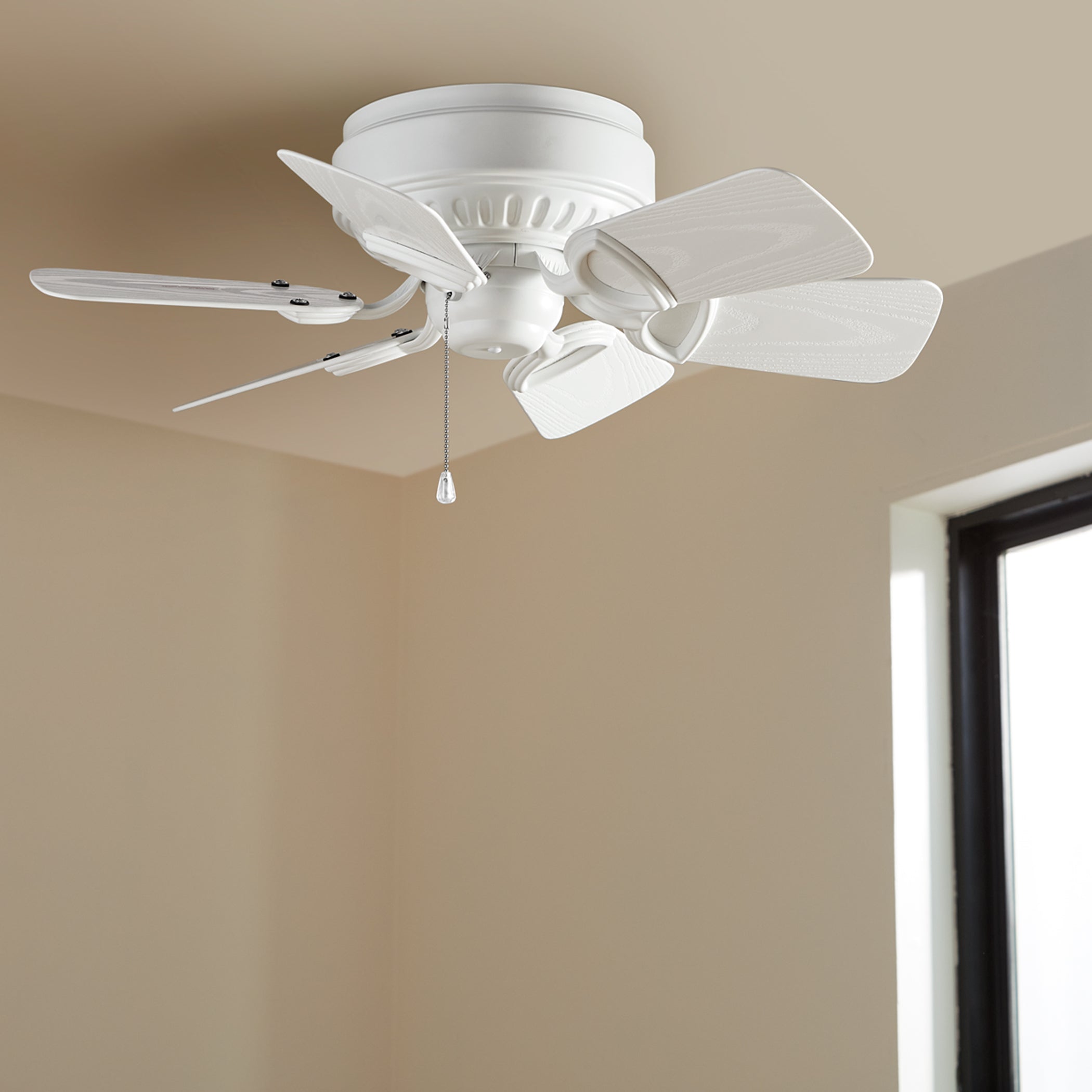 Quorum Medallion Patio 151306-8 Patio Fan - Studio White
