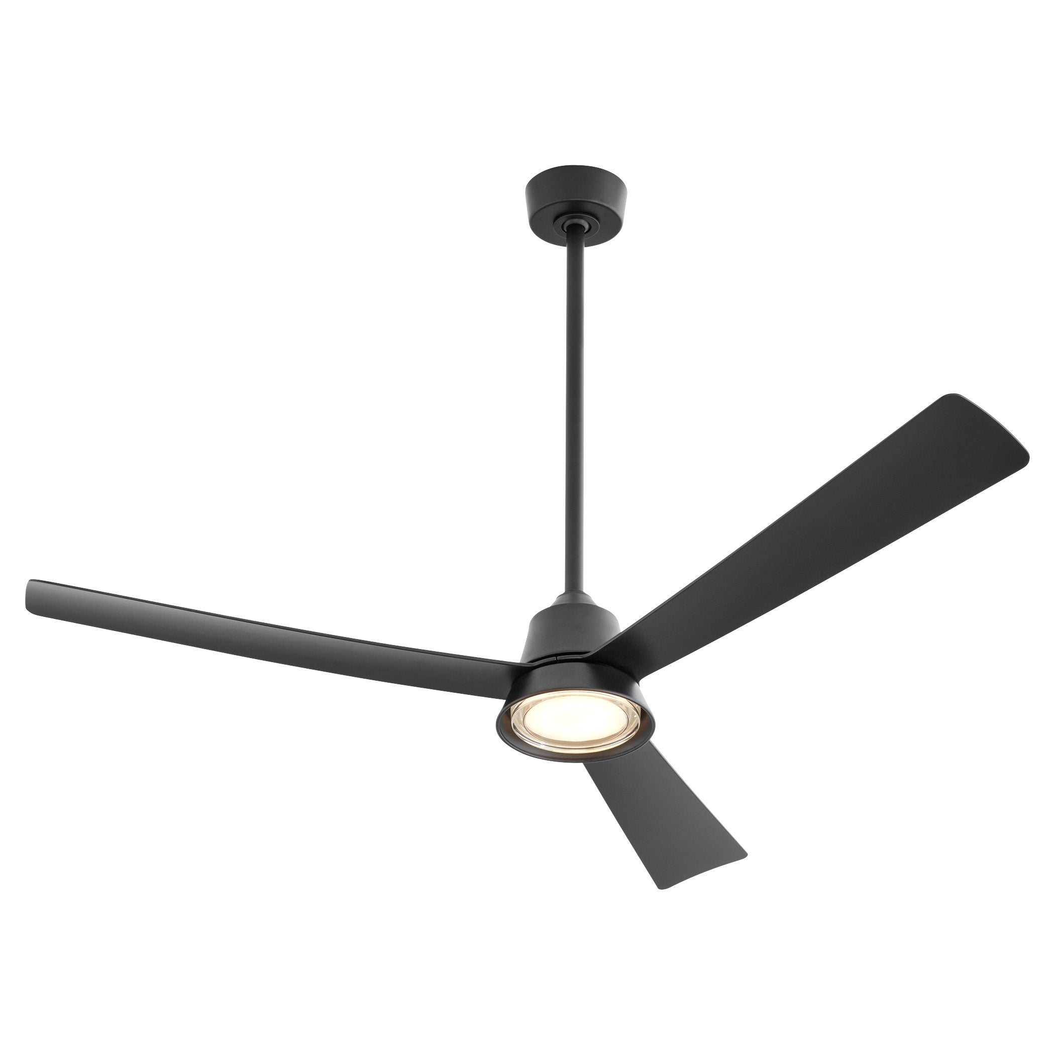 Quorum Esquire 15583-59 Patio Fan, UL Wet Rated, Matte Black