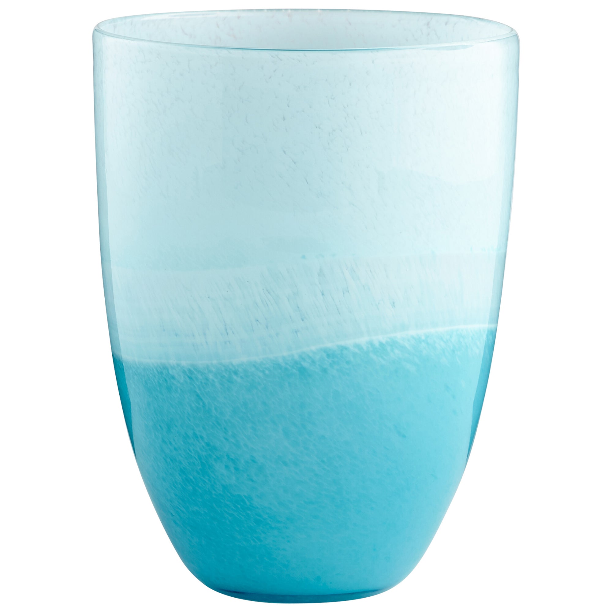 Cyan Design 07284 Devotion Vase - Sky Blue And White - Small