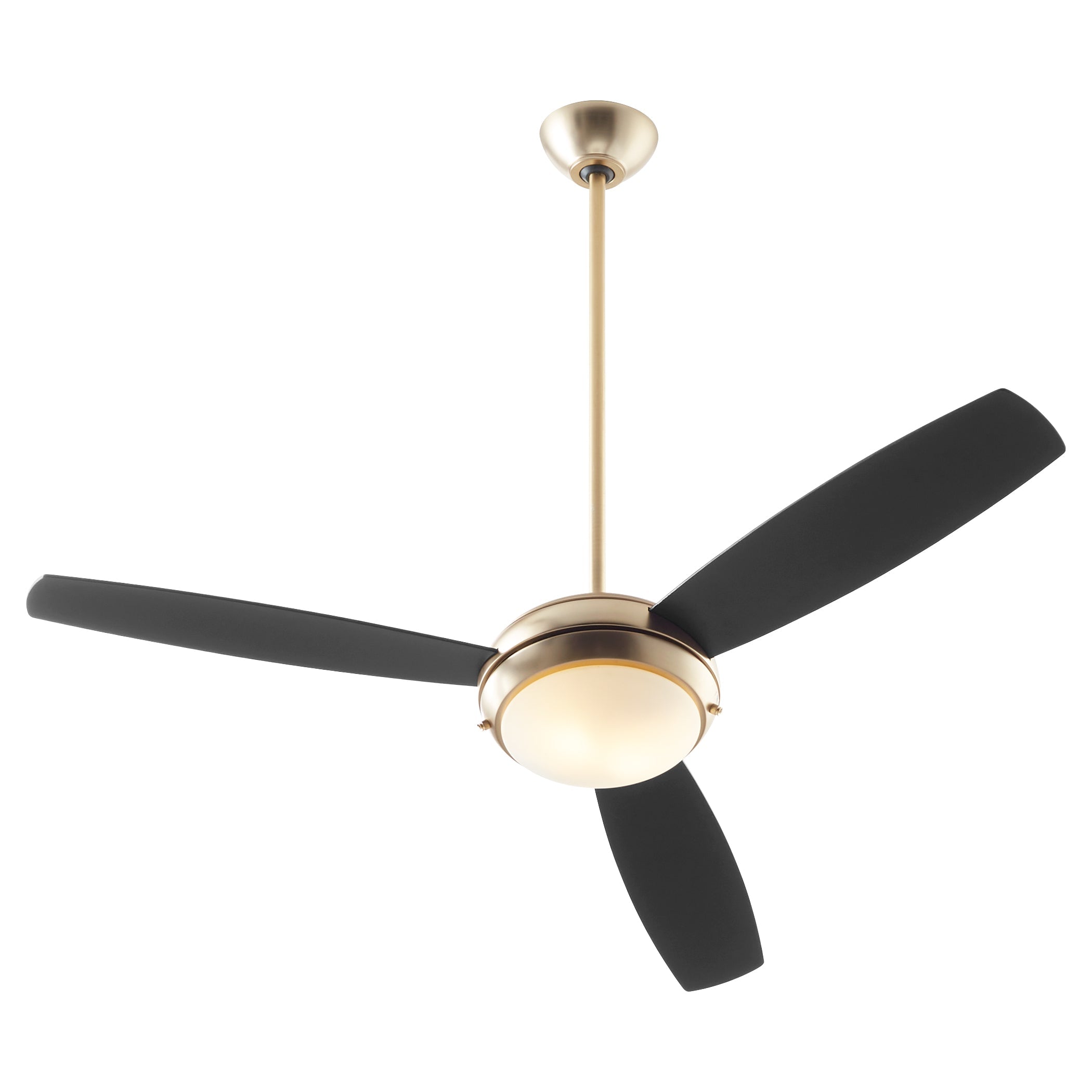 Quorum Expo 20523-80 Ceiling Fan - Aged Brass