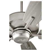 Quorum Breeze Patio 17052-65 Patio Fan - Satin Nickel
