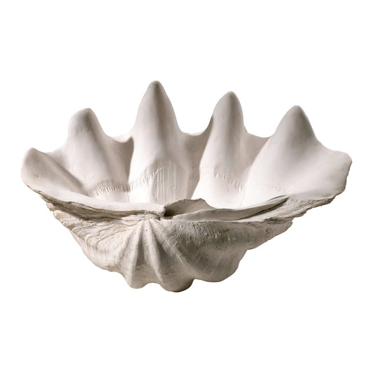 Cyan Design 02799 Clam Shell Bowl - White