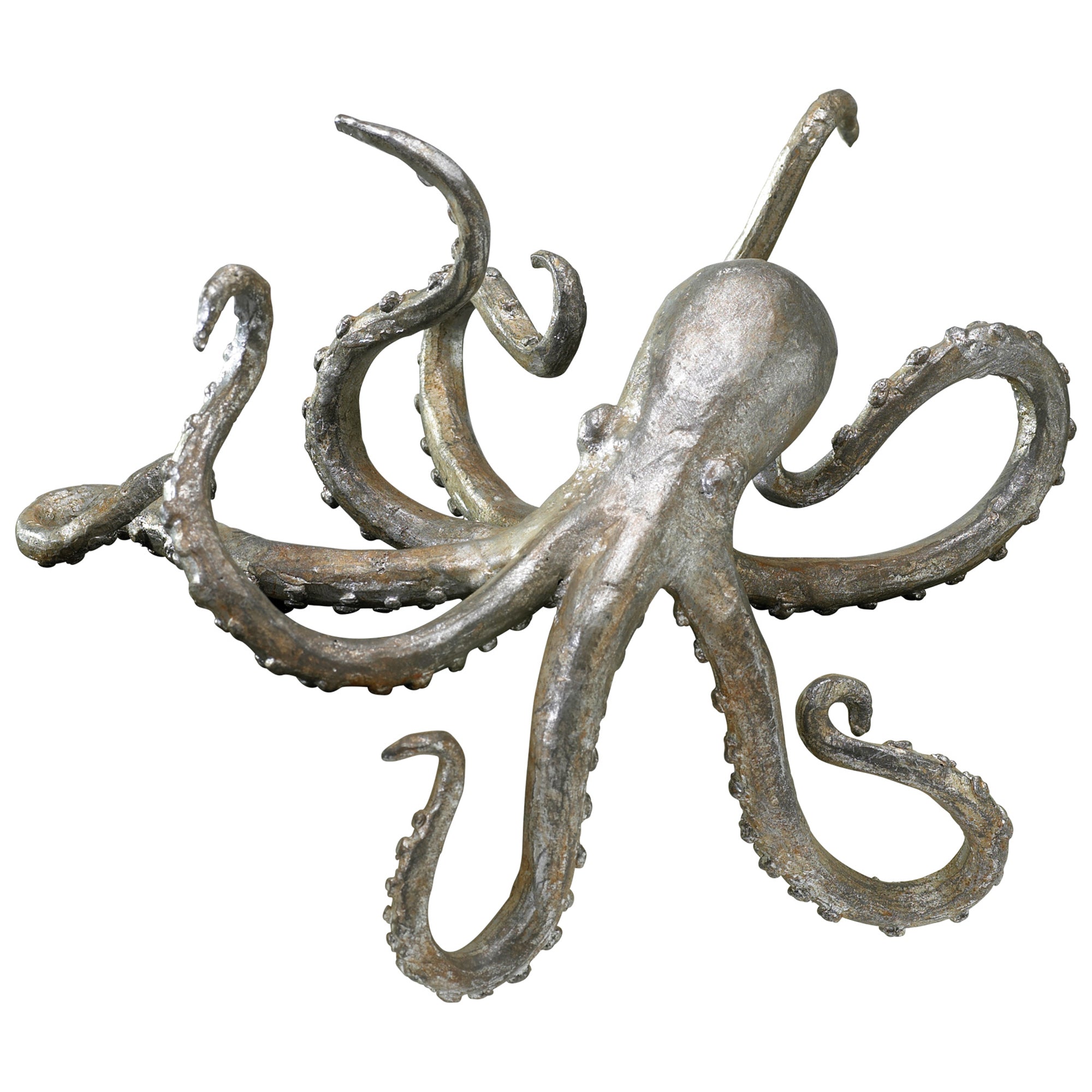 Cyan Design 02827 Octopus Shelf Decor - Pewter - Medium