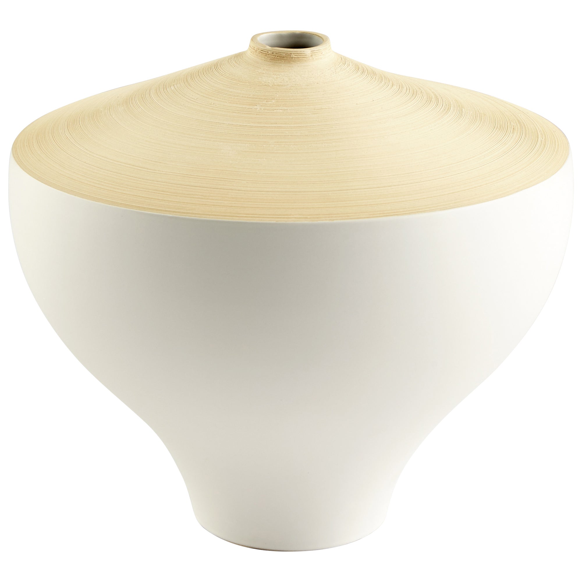 Cyan Design 07439 Inez Vase - Matte White - Medium