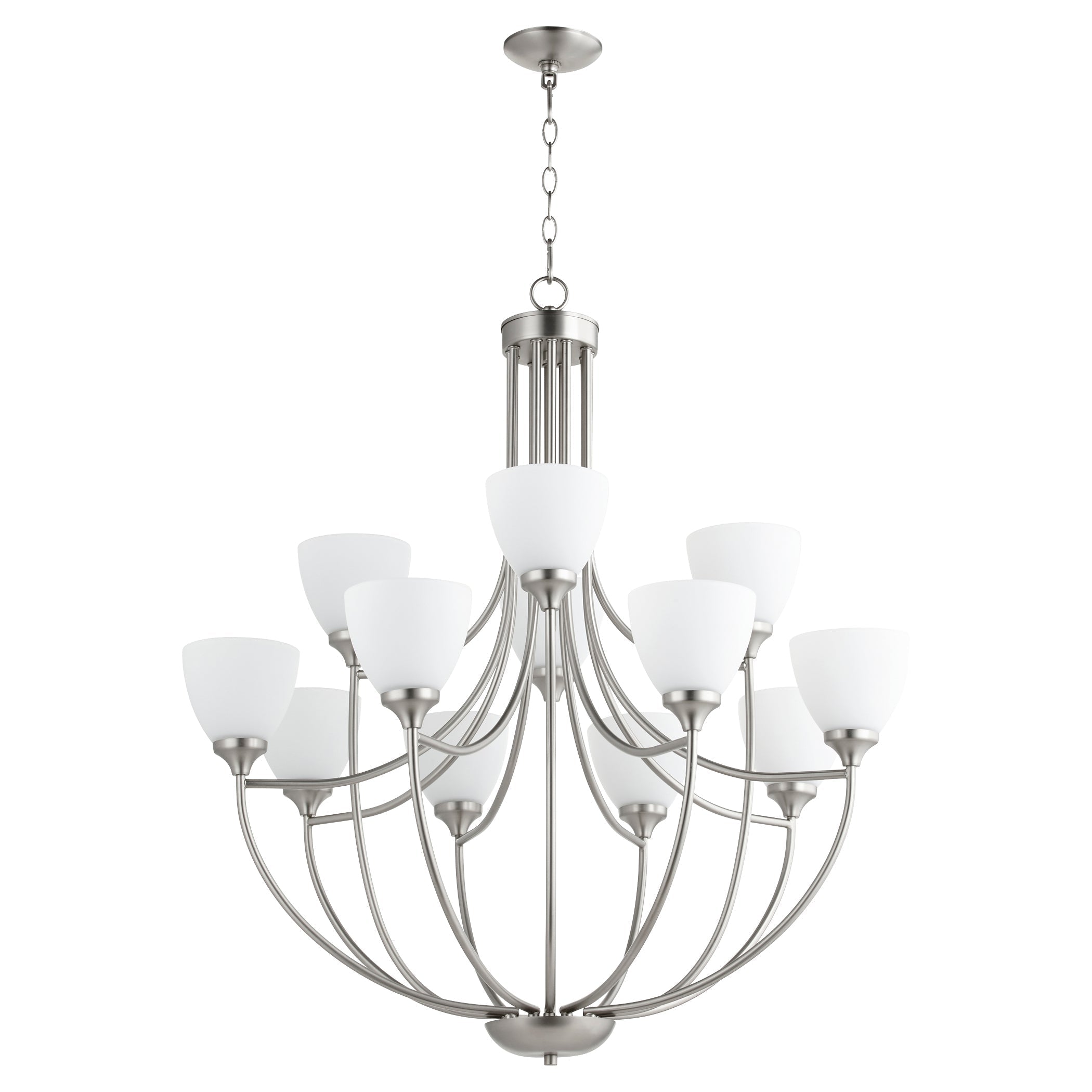 Quorum Enclave Ibs-308 Chandelier - Satin Nickel