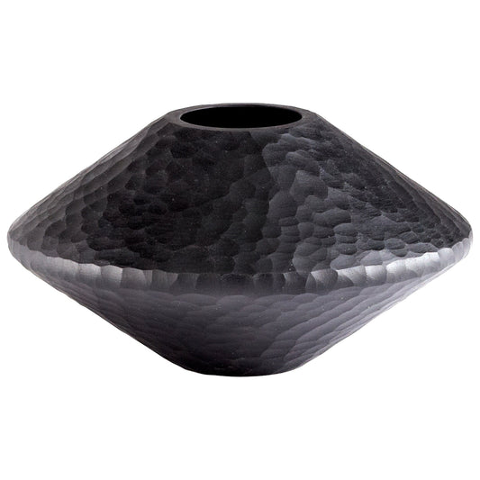 Cyan Design 05384 Lava Round Vase - Black