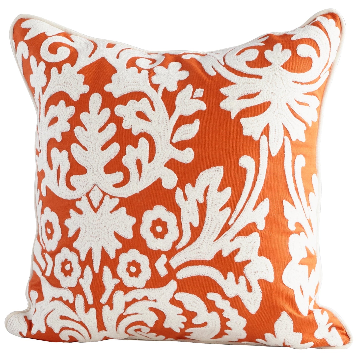 Cyan Design 09396-1 Pillow Cover - Orange - 18 x 18