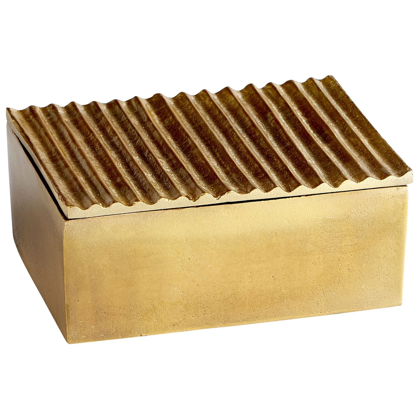Cyan Design 09736 Bullion Container - Antique Brass - Large