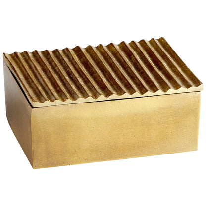 Cyan Design 09736 Bullion Container - Antique Brass - Large