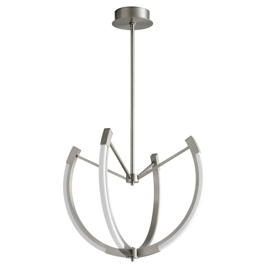 Oxygen Utopia 3-6141-24 Modern Chandelier - Satin Nickel