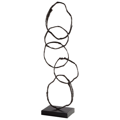 Cyan Design 09574 Inner Circles Sculpture - Bronze