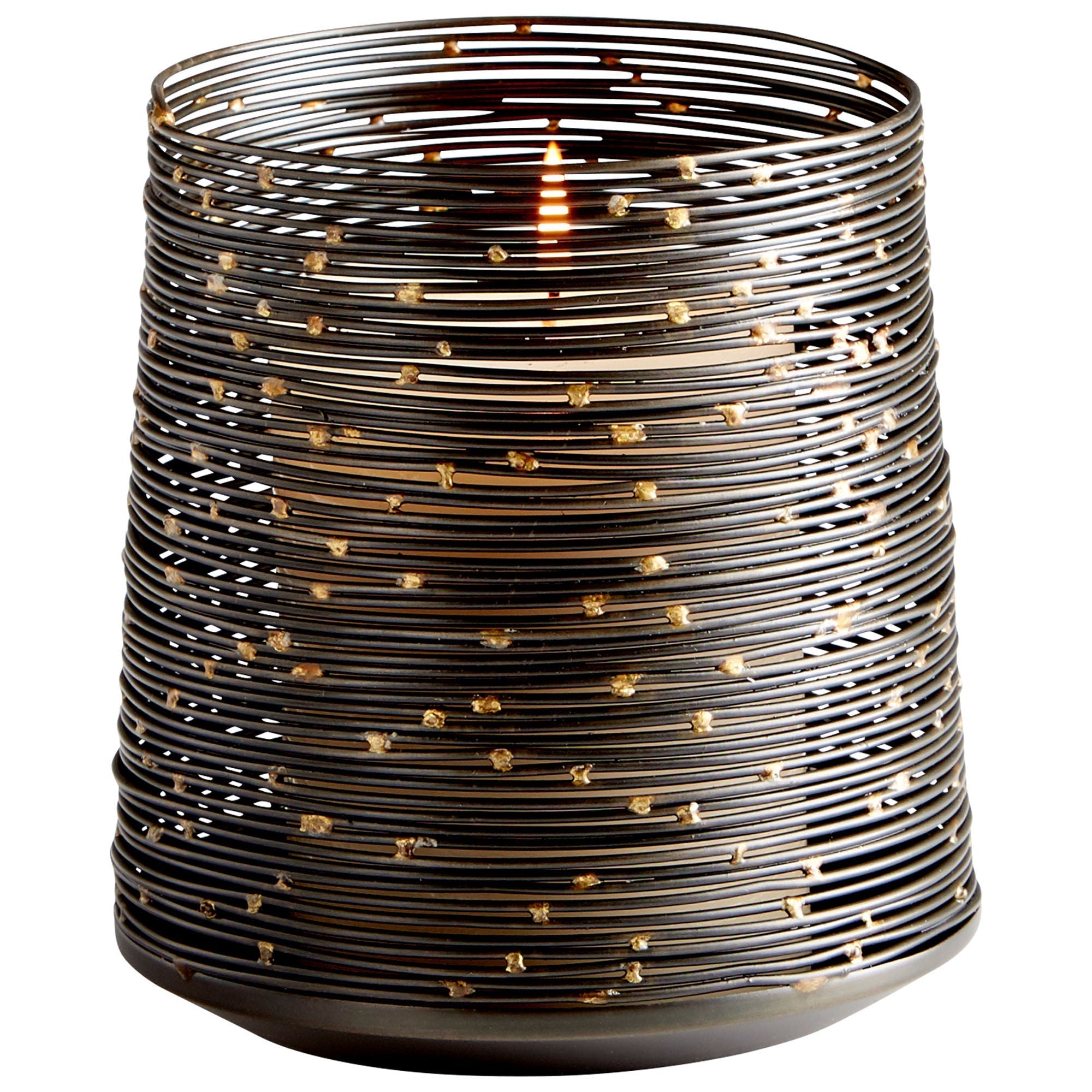 Cyan Design 09700 Luniana Candleholder - Antique Black - Large