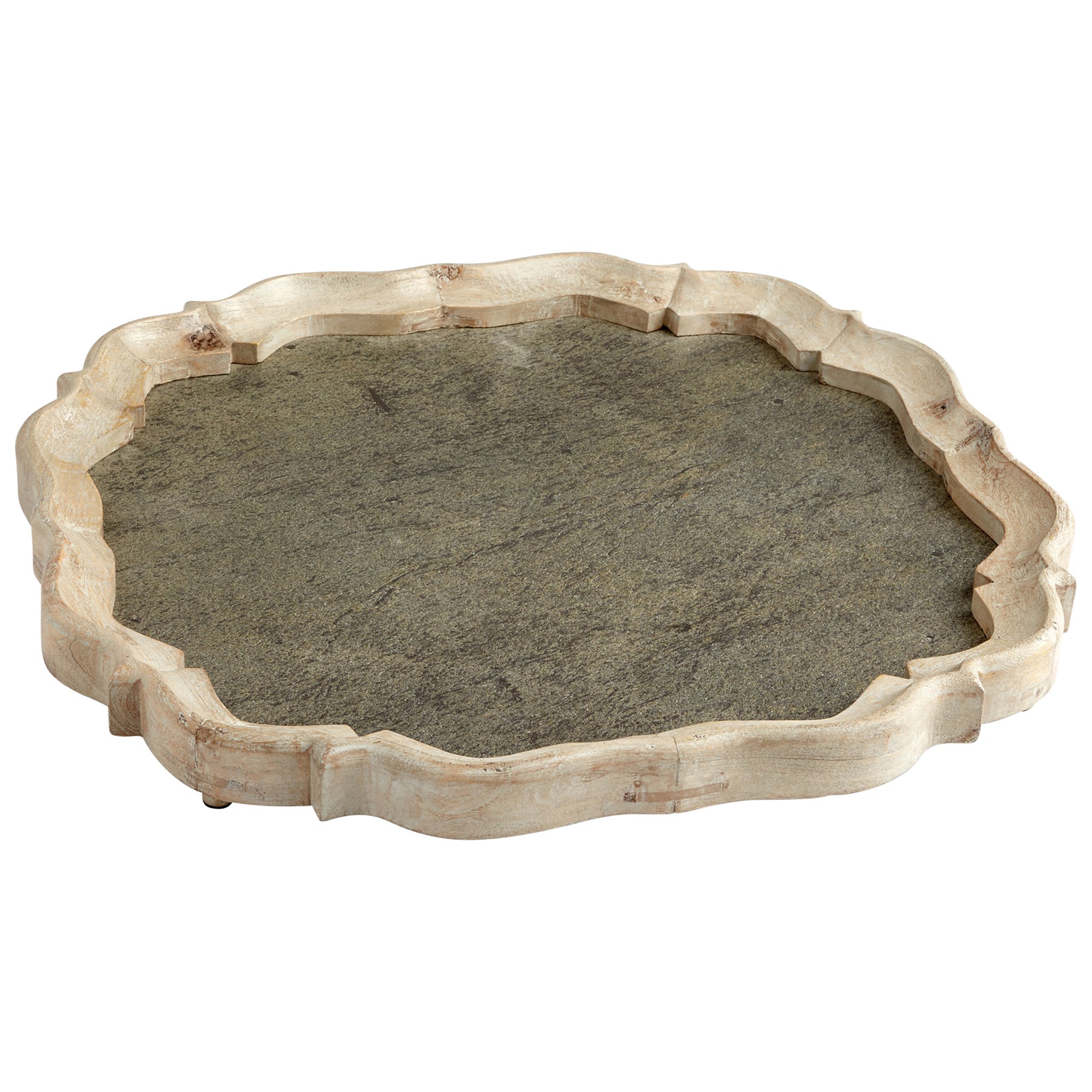 Cyan Design 08231 Rustica Tray - White Patina