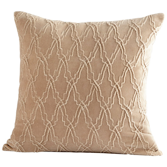 Cyan Design 09413-1 Pillow Cover - Tan - 18 x 18