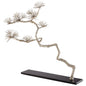 Cyan Design 09584 Holly Tree Sculpture - Silver Leaf