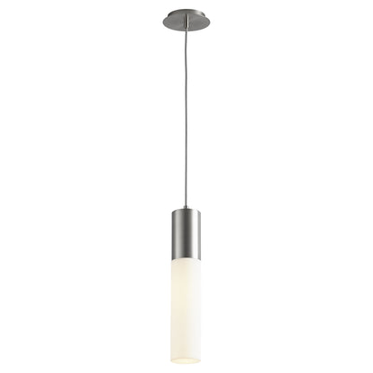 Oxygen Pilar 3-653-24 Large Pendant with Acrylic Lens 3000K Modern - Satin Nickel