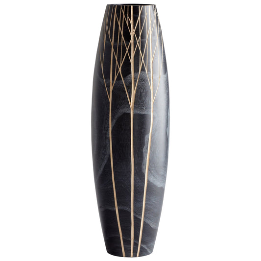 Cyan Design 06025 Onyx Winter Vase - Black - Medium