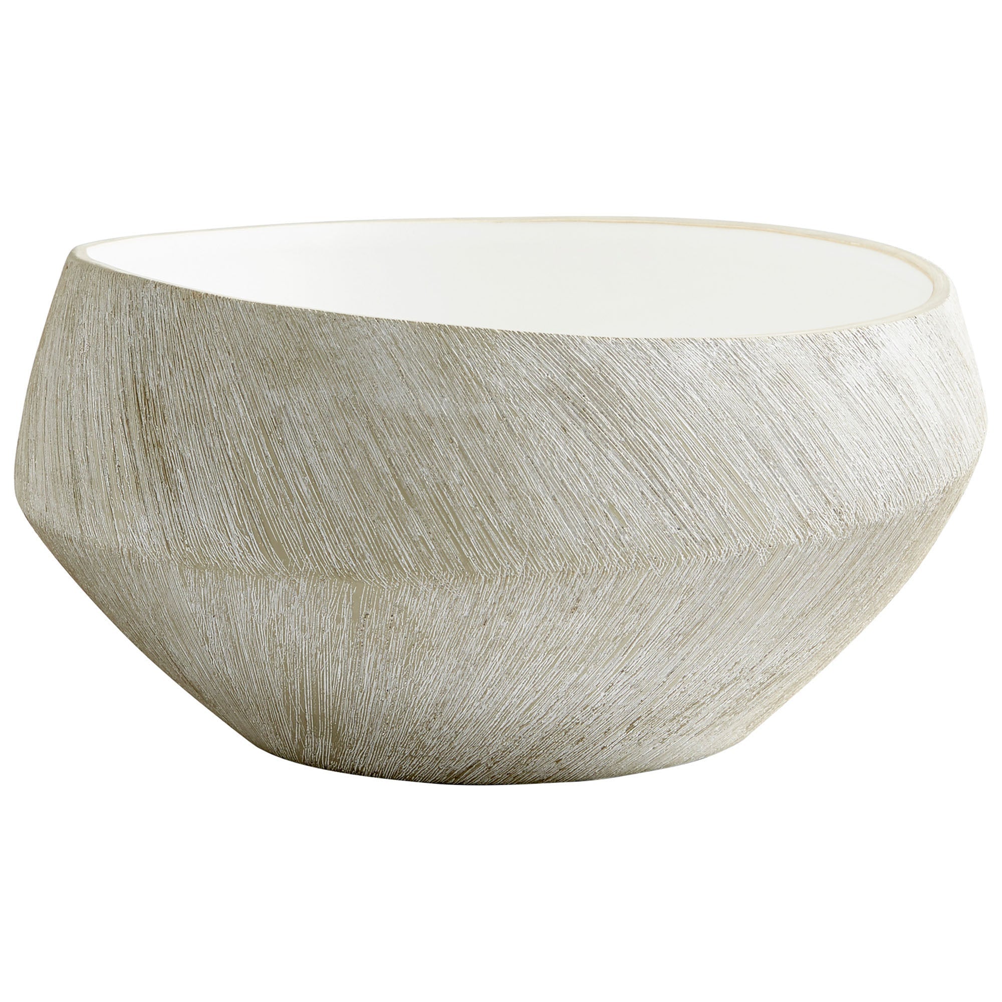 Cyan Design 08741 Selena Basin Bowl - Natural Stone - Large