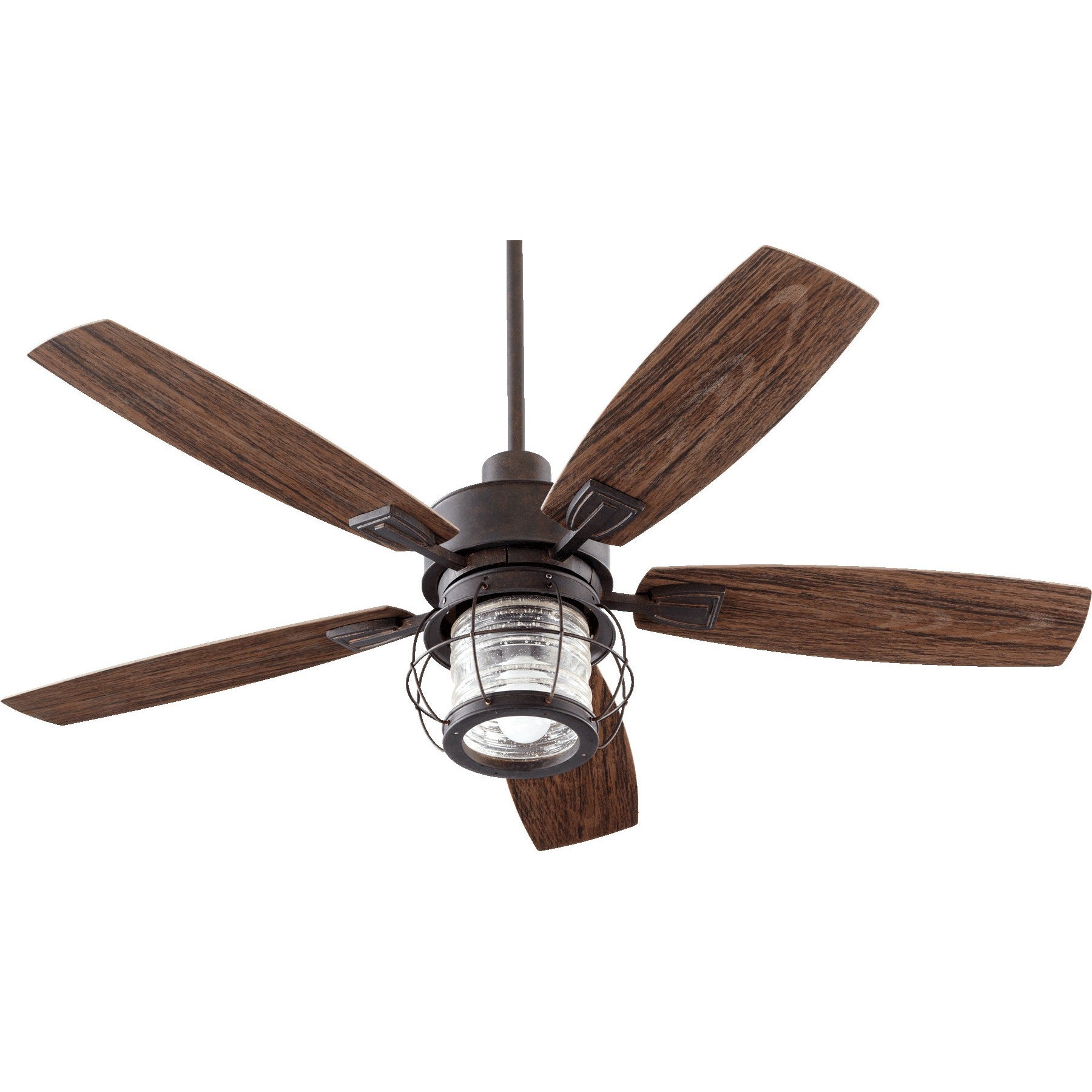Quorum Galveston 13525-44 Patio Fan - Toasted Sienna