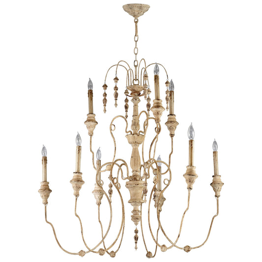 Cyan Design 04639 Maison Chandelier 9-Light - Persian White