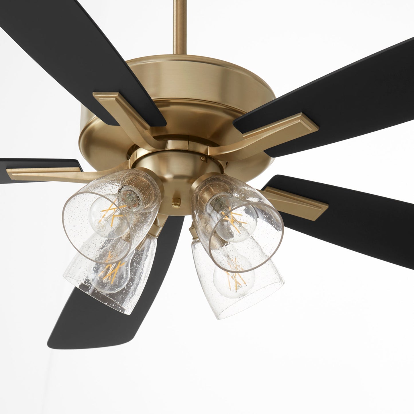 Quorum Ovation 4525-2480 Ceiling Fan - Aged Brass