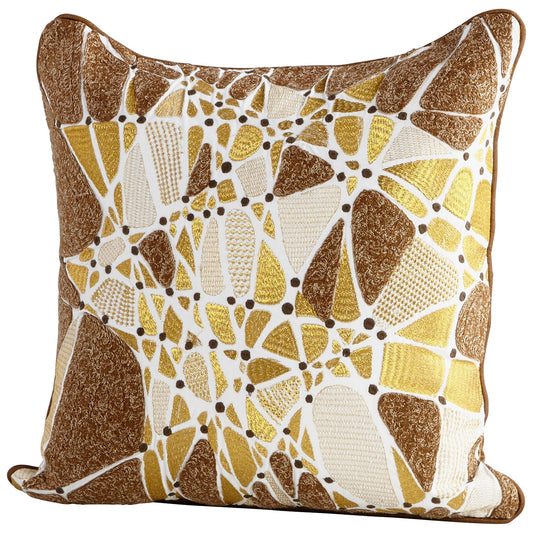 Cyan Design 09421-1 Pillow Cover - Brown & Bronze - 18 x 18