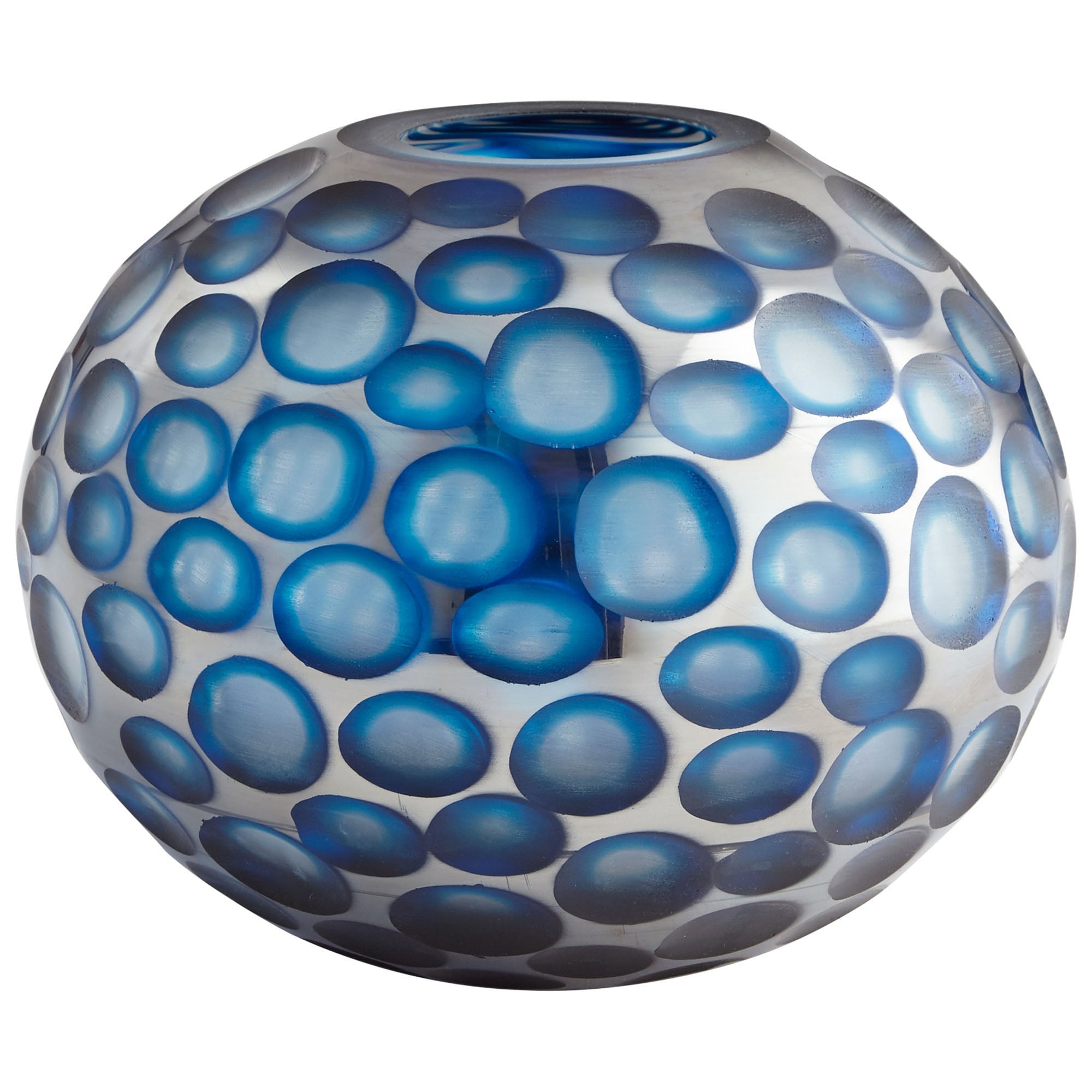 Cyan Design 08652 Round Toreen Vase - Blue - Large
