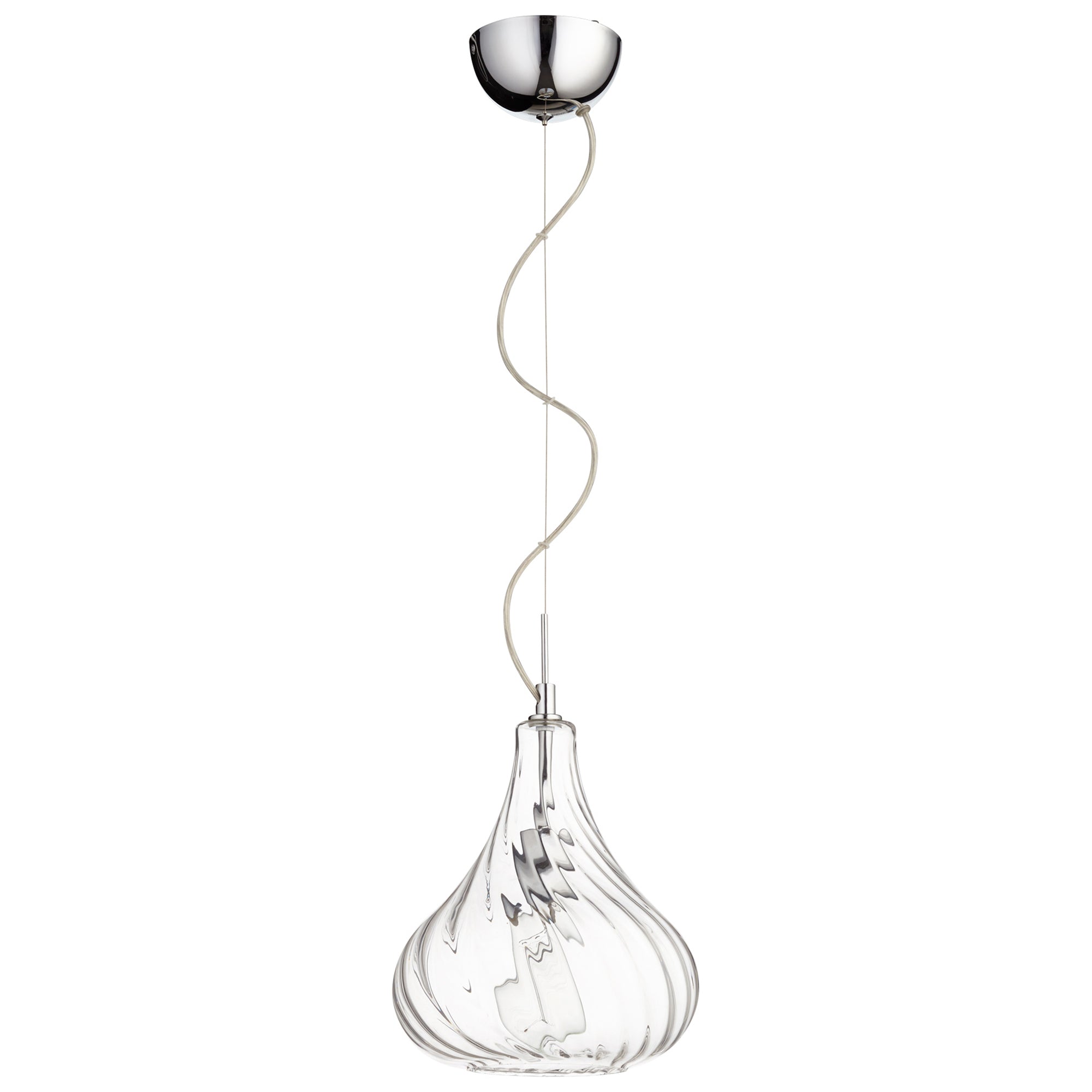 Cyan Design 06805 Winding Pendant 1-Light - Chrome