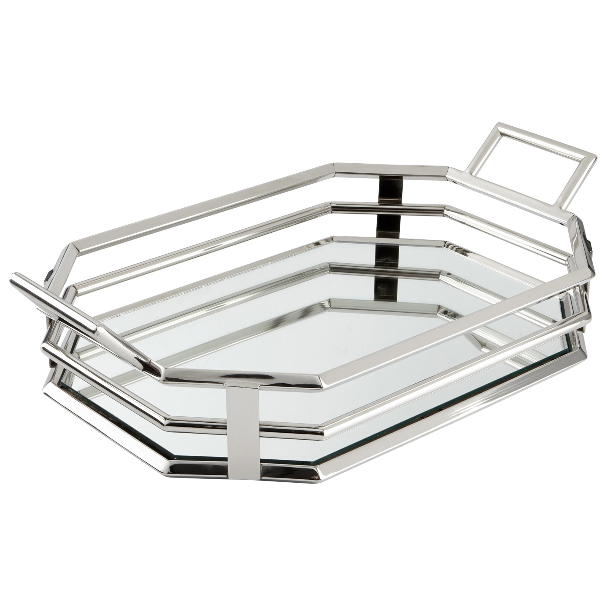 Cyan Design 08265 Layers of Meaning Tray - Stainless Steel