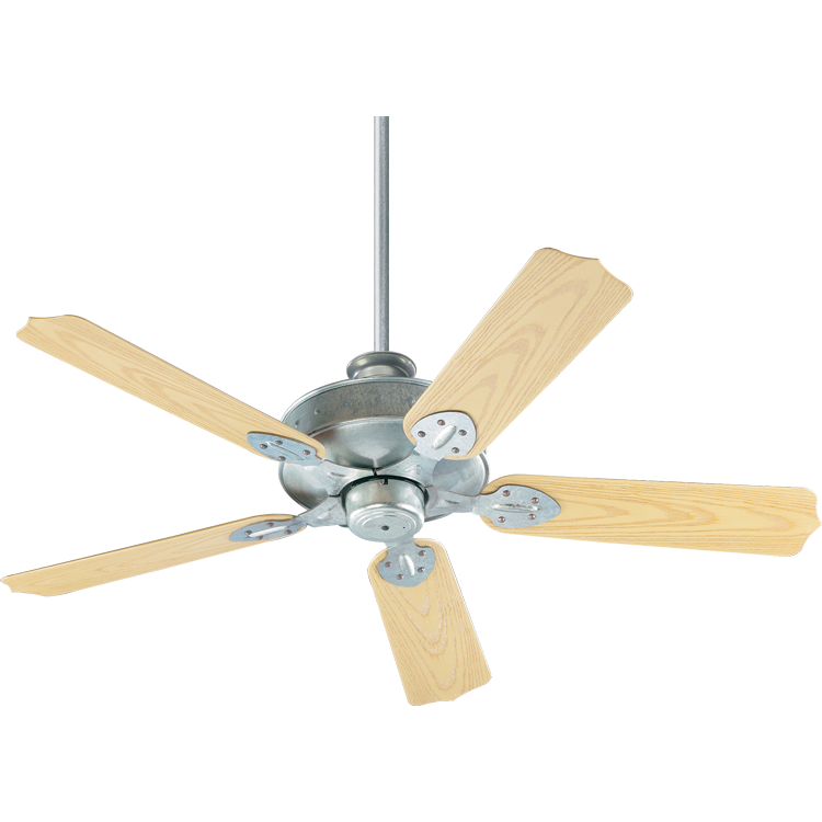 Quorum Hudson 137525-9 Patio Fan - Galvanized