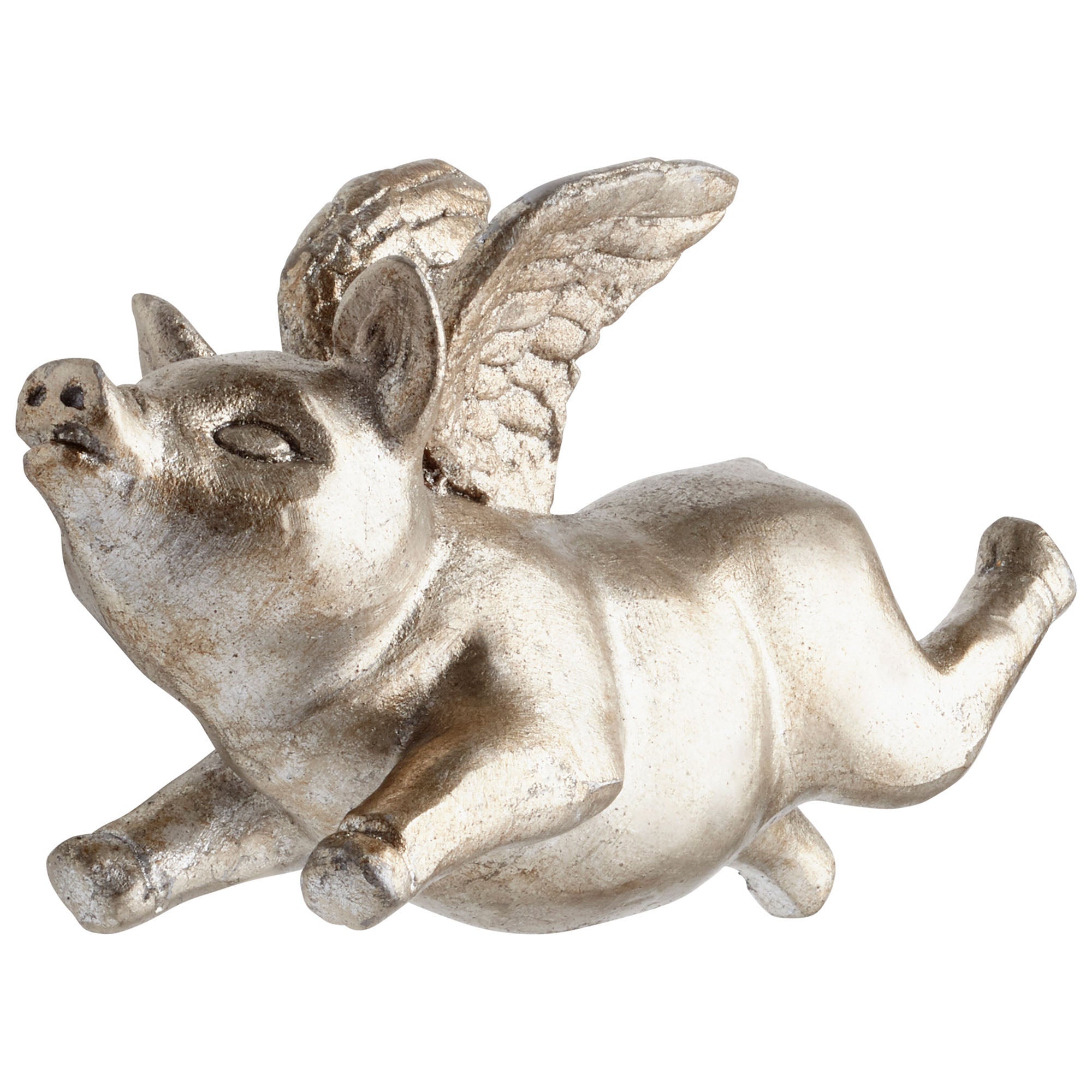 Cyan Design 09586 Porco Volante Wall Decor - Silver Leaf