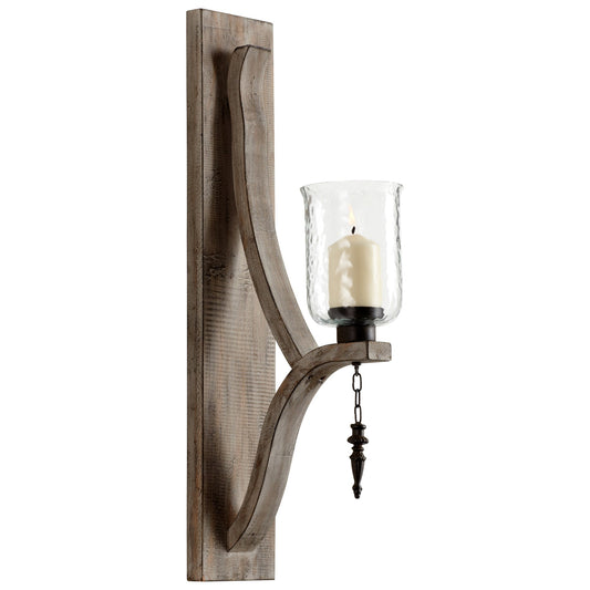 Cyan Design 05108 Giorno Wall Candleholder - Washed Oak