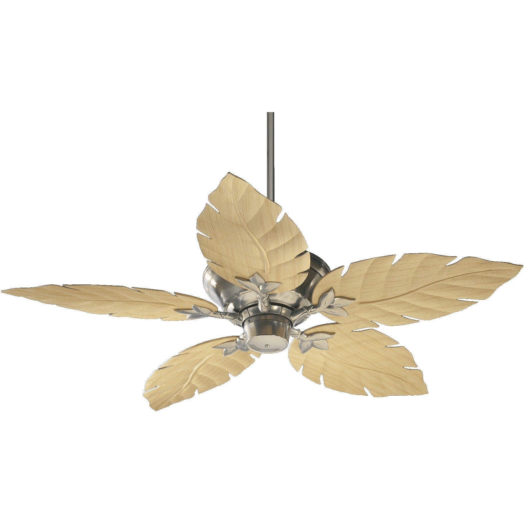 Quorum Monaco 135525-65 Patio Fan - Satin Nickel