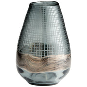 Cyan Design 09971 Axiom Vase - Clear And Glitter Gold - Large