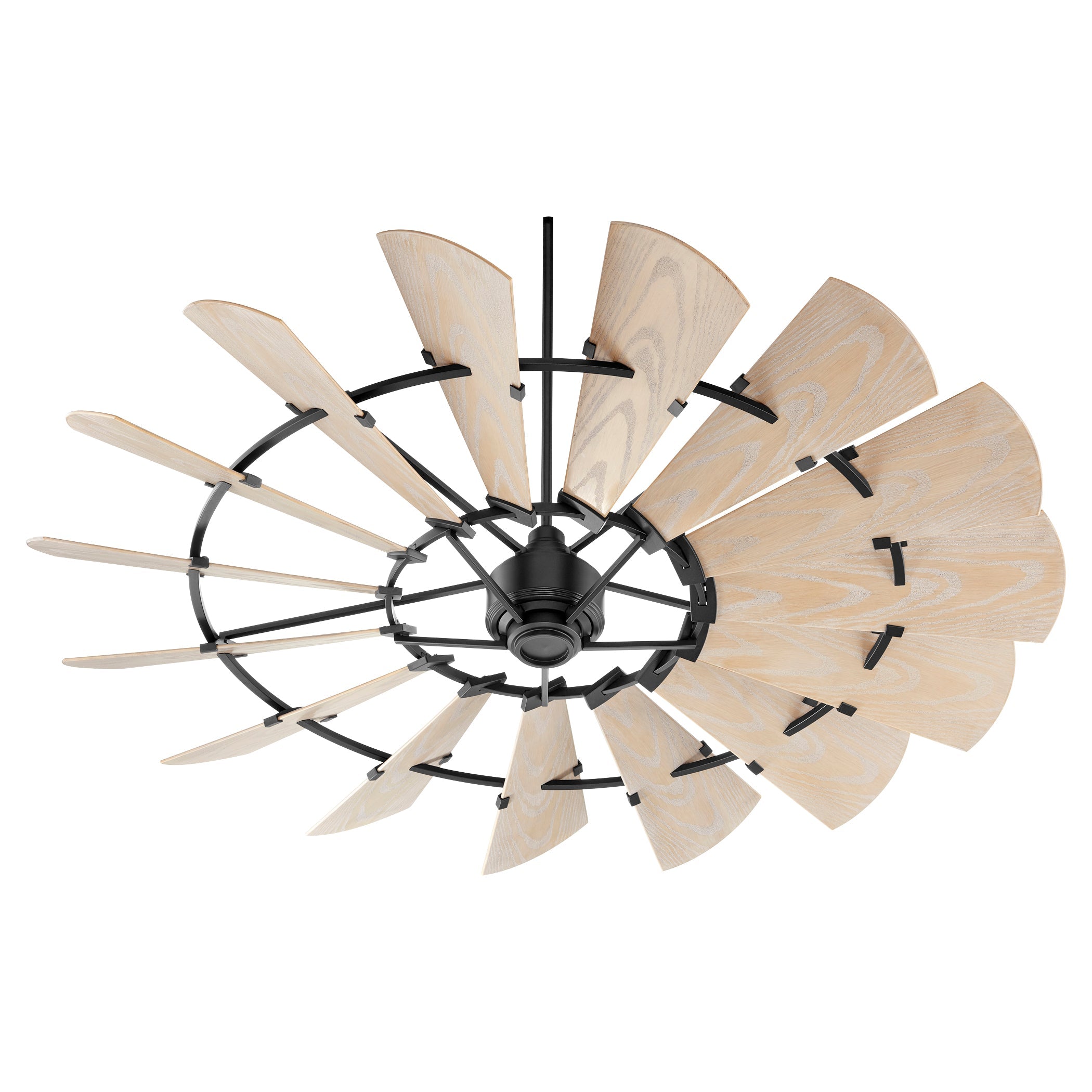 Quorum Windmill 197215-69 Patio Fan - Textured Black