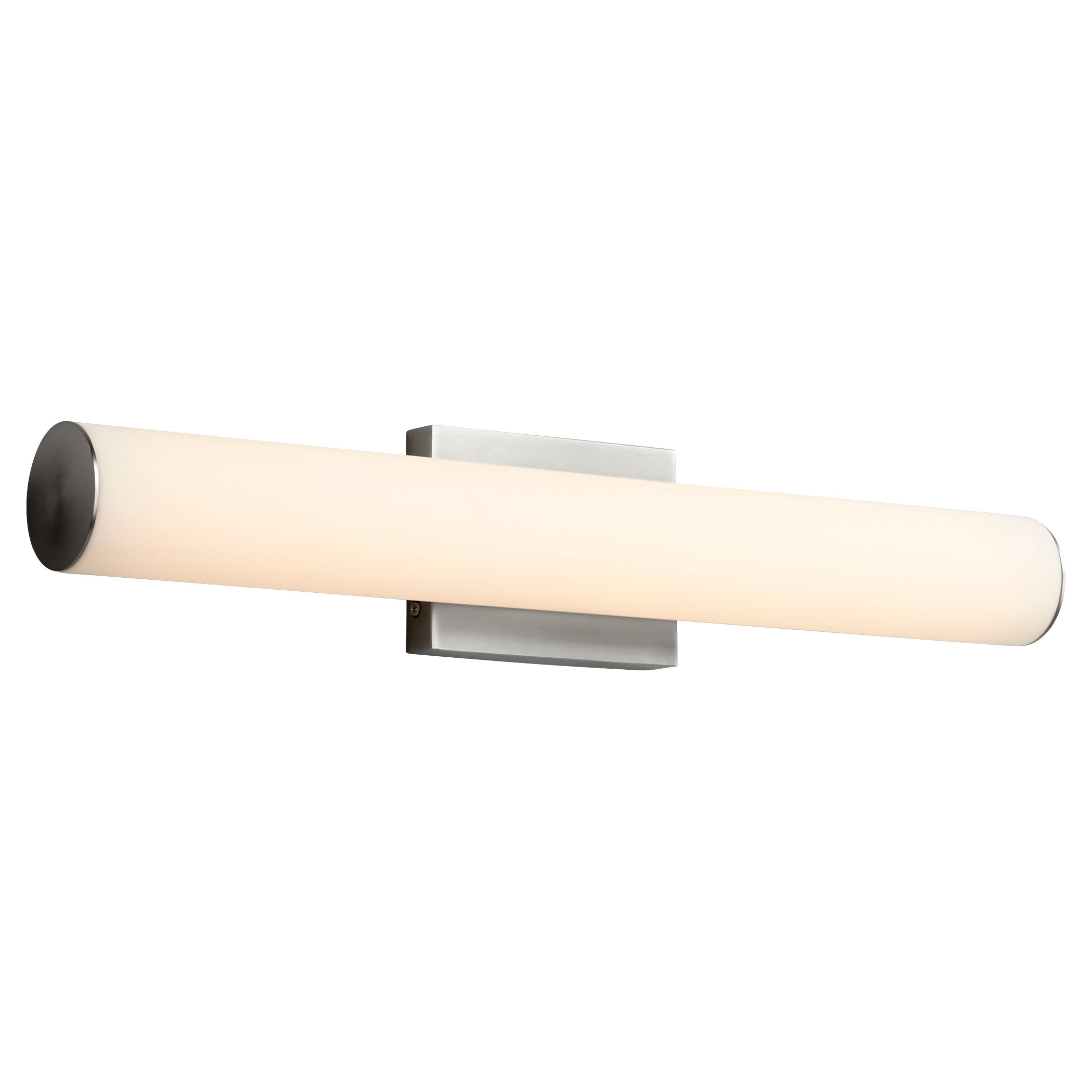 Oxygen FUGIT 3-5012-24 Vanity LED Light 23 Inch Matte White Acrylic Lens - Satin Nickel