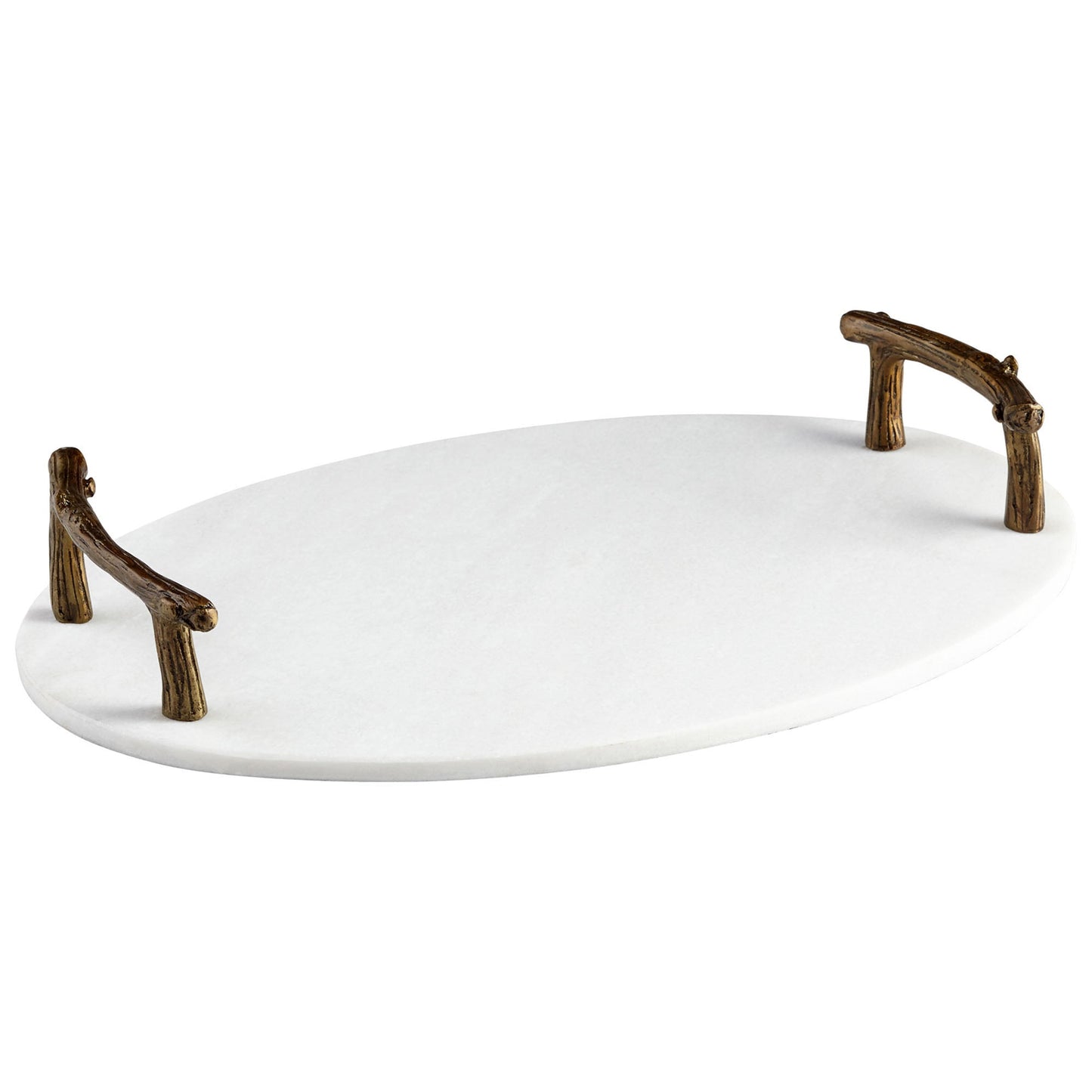 Cyan Design 09268 Marble Woods Tray - Bronze