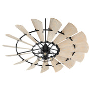 Quorum Windmill 197215-69 Patio Fan - Textured Black