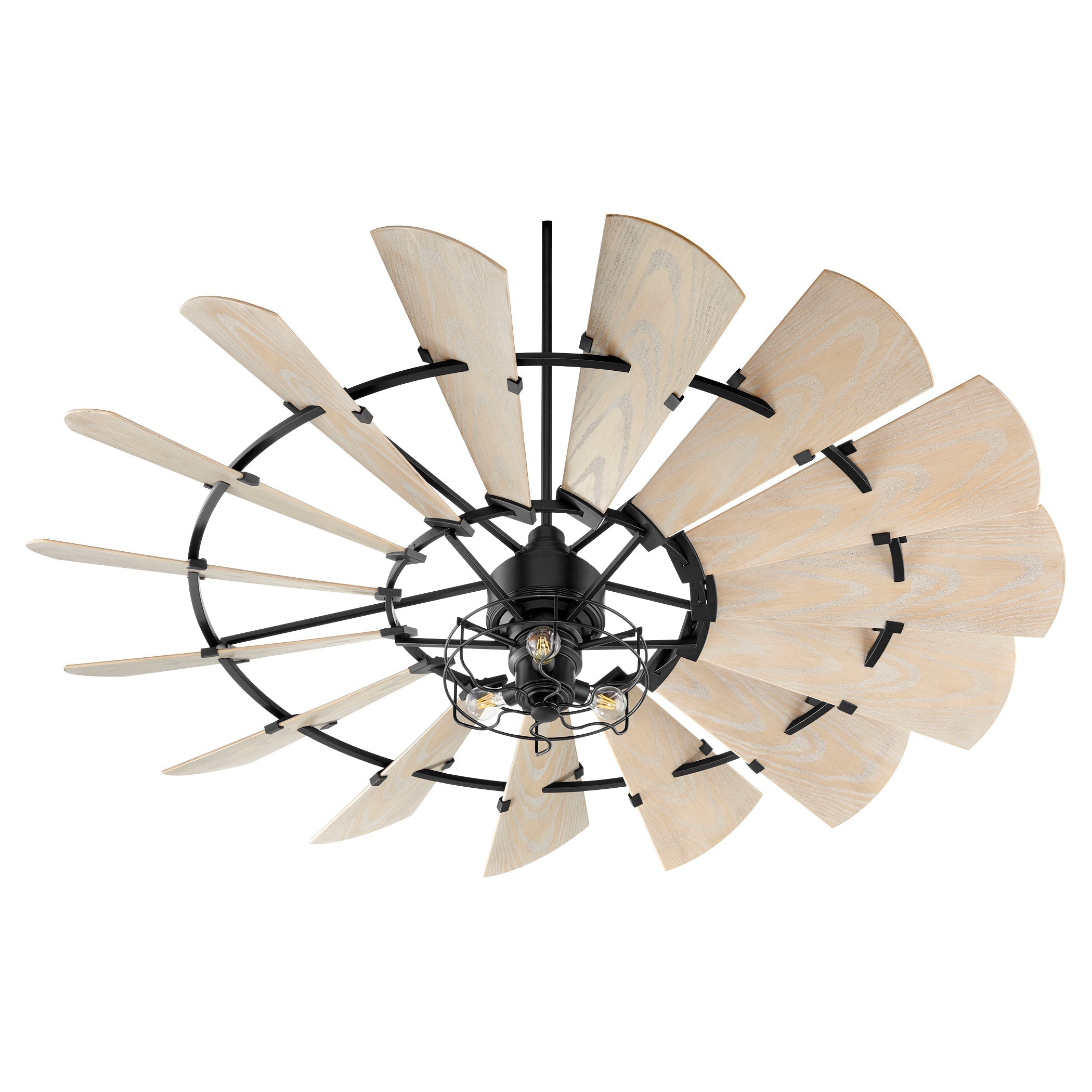 Quorum Windmill 197215-69 Patio Fan - Textured Black