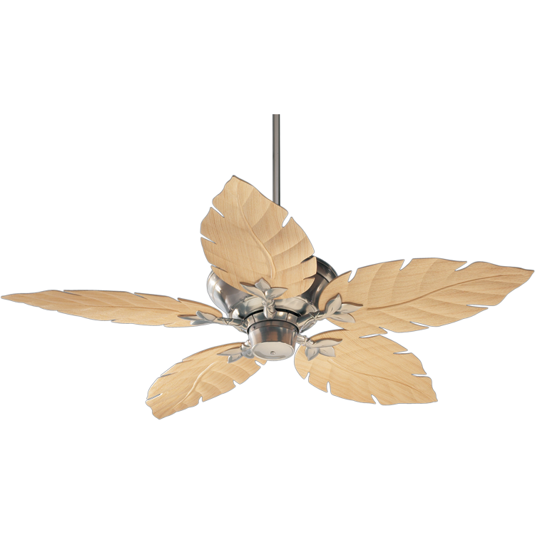 Quorum Monaco 135525-65 Patio Fan - Satin Nickel